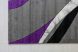 Azaria Art 1205 (Purple-D.Gray) futószőnyeg 60x220cm Lila-Szürke