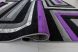 Azaria Art 1208 (Purple-D.Gray) szőnyeg 3db-os 80x szett Lila-Szürke 