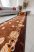 Futó szőnyeg méterben Gwendoline barna virágos 100cm