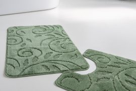 Fürdőszoba szőnyeg Yosun 2 részes zöld indás