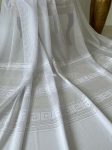     Hermes  Kész függöny tiszta fehér görög mintás 200x160cm