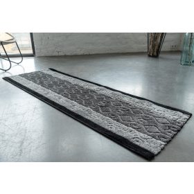   Futószőnyeg méterben black mamba gray ( szürke-fekete) Gumis aljjal 67cm széles minöségi szőnyeg