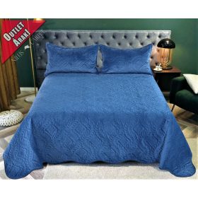   Firenze Kék ágytakaró szett 3db-os 220x240cm / 54x75cm párna huzat 2db