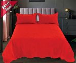    Firenze piros ágytakaró szett 3db-os 220x240cm / 54x75cm párna huzat 2db