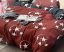 Flavia Luxury piros karikás csillag ágynemű garnitura 7 részes