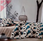   Flavia Luxury barnás méregzöld ágynemű garnitura 7 részes