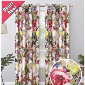   French Love Kész Dekor Sötétítő függöny Pastel Rose sárga140x275cm