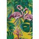 Nílus Luxury tapéta sárga pink flamingo  53cm  x 10 méter 