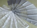      Kész függöny hófehér alapon fröcskölt szürke 300x250cm
