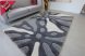 Industrial Powder Shaggy 9323 (Grey) vajpuha szőnyeg 120x170cm Szürke
