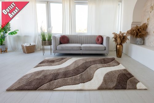 Industrial Powder Shaggy 9362 (Beige) vajpuha szőnyeg 120x170cm Bézs