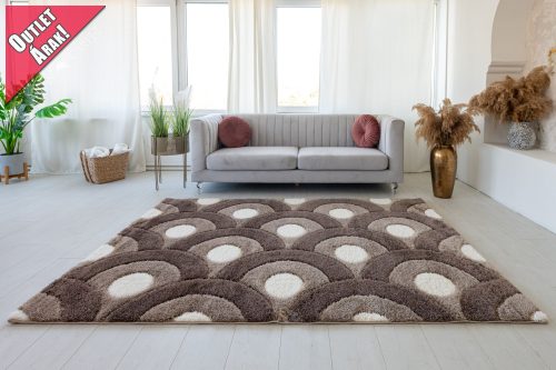 Industrial Powder Shaggy 9514 (Beige) vajpuha szőnyeg 120x170cm Bézs