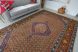 Kézi csomózású perzsa Tebriz Zanjan terrás barna szőnyeg 295x200cm