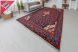 Kézi csomózású perzsa Sanandadzs kékes bordós szőnyeg 315x207cm 