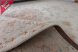 Kézi csomózású perzsa EXKLUZÍV selyem kontural Tebriz krémes puder szőnyeg 300x200cm