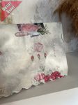    Jardin kész Viaszos asztalterítő vintage szürke virágos 100x140cm