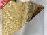  Luxury Viaszos vászon asztalterítő Arany 140cm széles