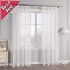  Készre varrt függöny Organza luxury fehér 300x120cm