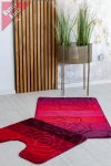    Nordic style Fürdőszoba szőnyeg 2 részes Red Rose 60x100cm