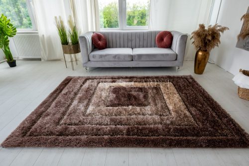 Pure Luxury 3d Tatami Brown beige szőnyeg 60x110cm