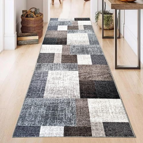  Futószőnyeg Patchwork Bézs-Szürke 67cm széles méteráru