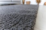  Pudli shaggy szőnyeg D. grey 60xszett 3db os sötét szürke