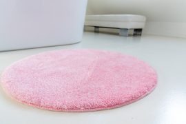 Shaggy Pink Vajpuha 100cm  Kerek Szőnyeg és Fürdőszoba szőnyeg
