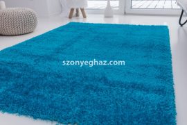 Super  türkiz (türkizkék) shaggy szőnyeg 60x220cm