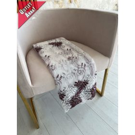   Exkluzív Barok Velence Kész függöny törtfehér Bordó 400x150cm