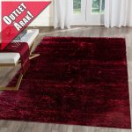               Shine Luxury Shaggy (Dark Red) szőnyeg 160x220cm Bordó