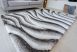 California 3D Luxury 503 (White-Gray) hullámos 5cm Shaggy szőnyeg 120x170cm Szürke