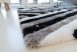California 3D Luxury 302 (Gray-Black) 5cm Shaggy szőnyeg 80x150cm Szürke-Fekete