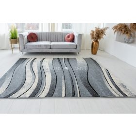 Charisma 9837 Gray (szürke) középen hullámos 200x290cm