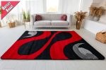 Comfort 6874 (Black-Red) szőnyeg 160x230cm Fekete-Piros