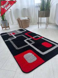Covor Comfort 4771 (Black-Red) 200x290cm Negru-Roșu