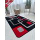 Covor Comfort 4771 (Black-Red) 200x290cm Negru-Roșu