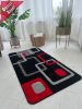 Covor Comfort 4771 (Black-Red) 200x290cm Negru-Roșu