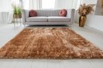   Crystal Luxury Shaggy (Camel) szőnyeg csúszásgátlóval 40x70cm Barna