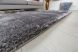 Crystal Luxury Shaggy (Gray) szőnyeg csúszásgátlóval 40x70cm Szürke