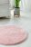 Crystal Luxury Shaggy (Pink) szőnyeg csúszásgátlóval kerek 67cm Rózsaszín