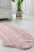 Crystal Luxury Shaggy (Pink) szőnyeg csúszásgátlóval amorf 80x150cm Rózsaszín