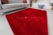 Crystal Luxury Shaggy (Red) szőnyeg csúszásgátlóval 67x110cm Bordó