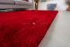 Crystal Luxury Shaggy (Red) szőnyeg csúszásgátlóval 80x150cm Bordó