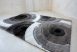 Elvira 3d Shaggy szőnyeg 1141 black-gray (fekete-szürke) 60x110cm