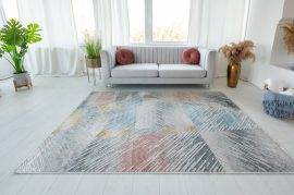 Fiorella Art Color 204 (L.Gray-Cream) futószőnyeg 60x200cm Szürke-Krém-Mályva