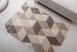 Elit Rombusz mintás (beige-cream) szőnyeg 60x110cm Bézs-Krém