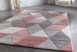 Elit Rombusz mintás (puder-gray) szőnyeg 80x250cm Púder-Szürke