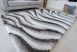 San José Shaggy (white-gray) 5cm 3D szőnyeg 120x170cm Fehér-Szürke