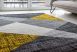 Super Soft 1178 yellow-gray (sárga-szürke) szőnyeg 60x220cm 