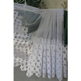   Kész függöny Sparta fehér modern mintás 300x160cm